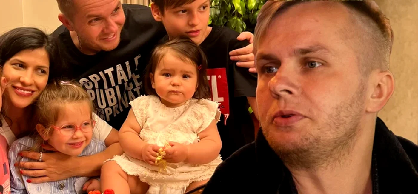Codin Maticiuc și familia lui / foto: Colaj Click!