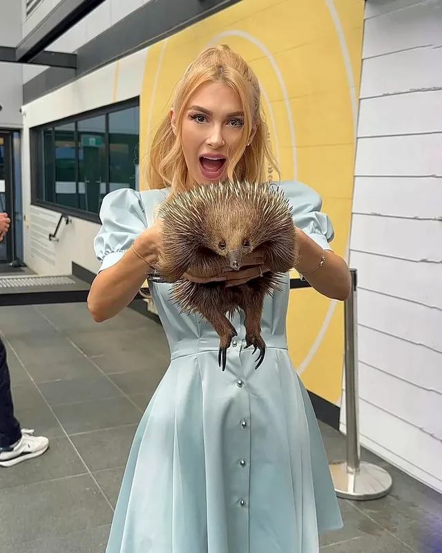 Andreea Bălan s-a fotografiat cu animale exotice / foto: Instagram 