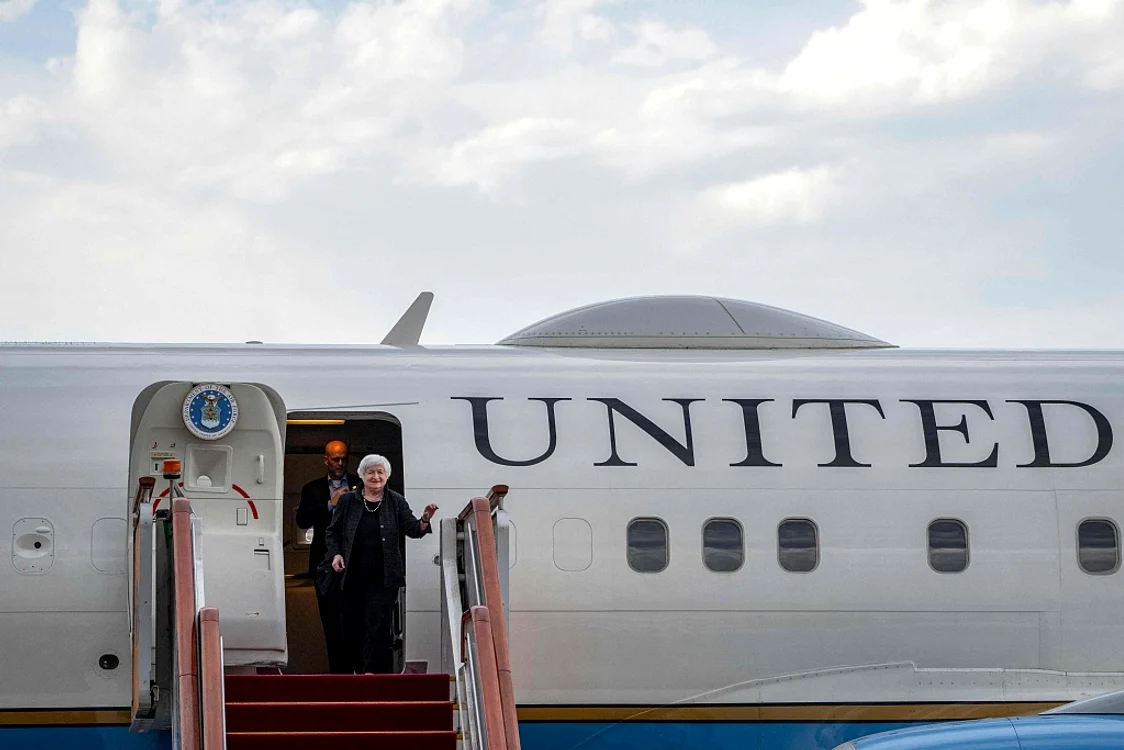 Sosirea lui Yellen, Secretarul Trezoreriei Americane, în China, pe data de 6 iulie