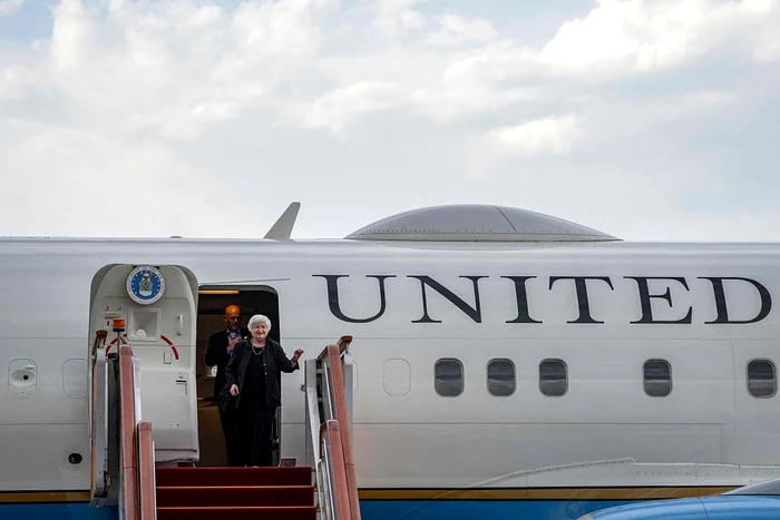 Sosirea lui Yellen, Secretarul Trezoreriei Americane, în China, pe data de 6 iulie
