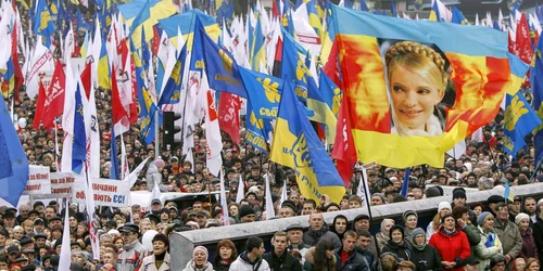 Protest al Opoziţiei ucrainene la Kiev FOTO Reuters