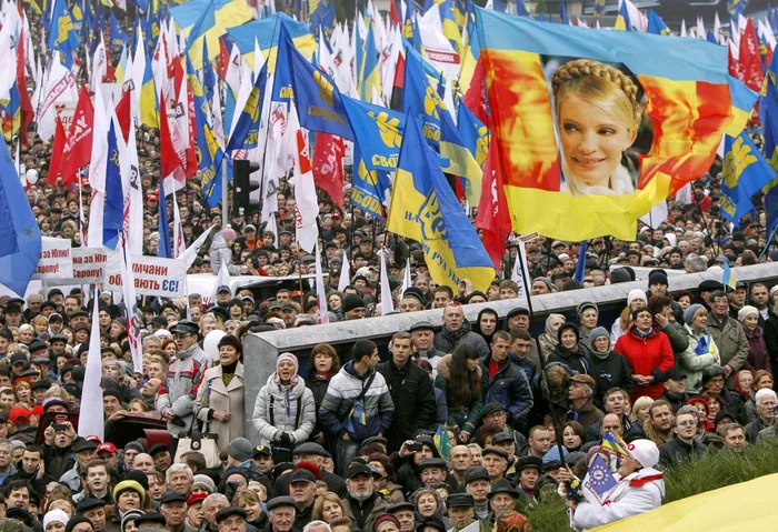 Protest al Opoziţiei ucrainene la Kiev FOTO Reuters