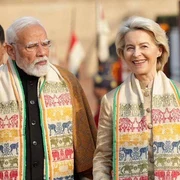 Ursula von der Leyen și Narendra Modi, premierul Indiei FOTO Comisia Europeană