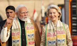 Ursula von der Leyen și Narendra Modi, premierul Indiei FOTO Comisia Europeană