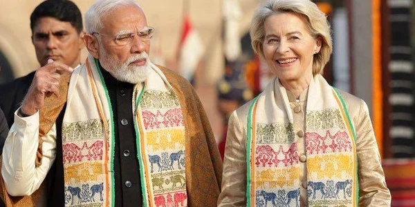 Ursula von der Leyen și Narendra Modi, premierul Indiei FOTO Comisia Europeană