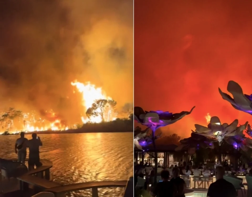Incendiul din Antalya / Foto: captură video X