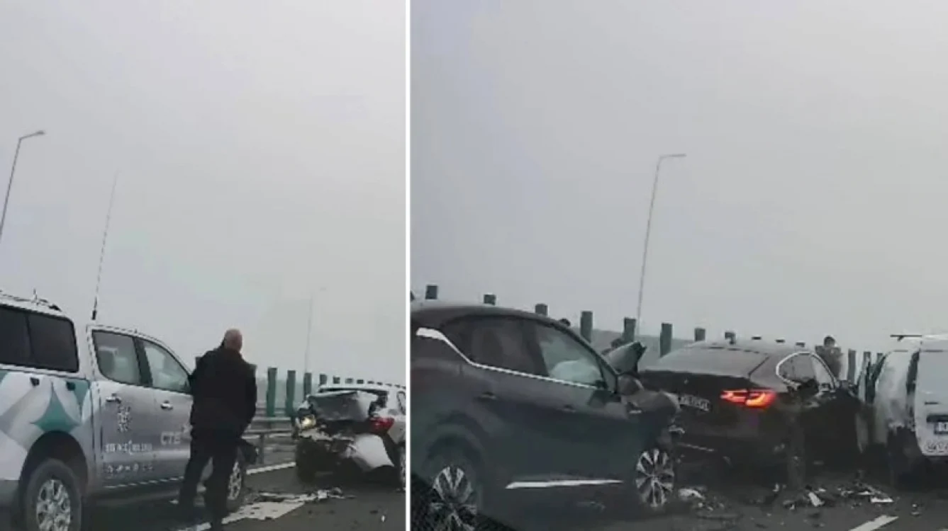 Accidente rutiere pe Autostrada A0. FOTO: Captură video / Facebook