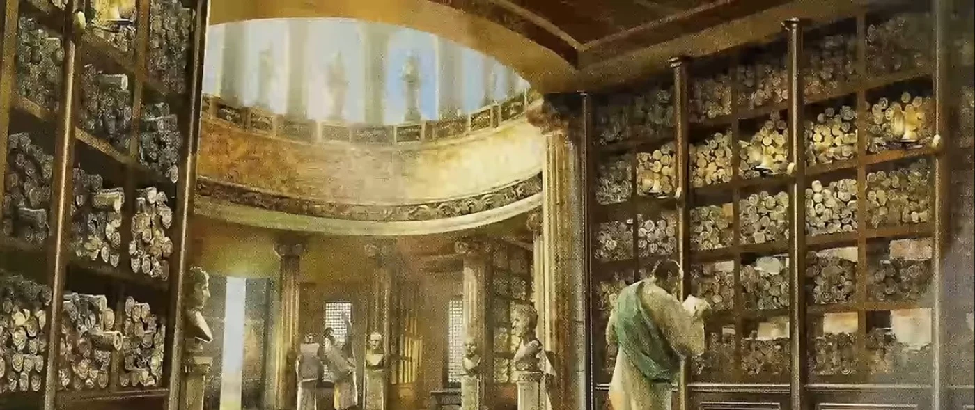 Un mister antic: cine a distrus Biblioteca din Alexandria? / Foto: Captură video