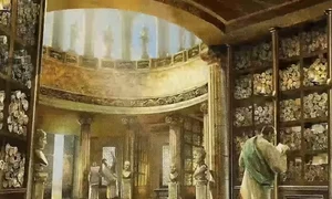 biblioteca din alexandria (captura video) jpg