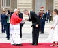 Regina Letizia, Regele Felipe și fiicele lor, Prințesa Leonor și Infanta Sofia la întâlnirea cu Papa Leon FOTO FOTO Casa Regală spaniolă (18) jpg