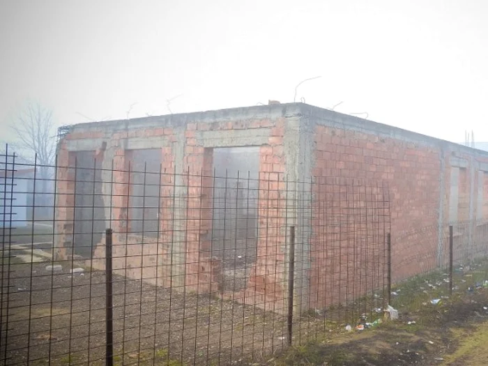 Construcţia şcolii din satul Alexeni, comuna ieşeană Ţibana FOTO ziaruldeiasi.ro