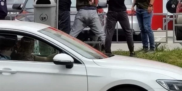 un maramuresean s-a scapat pe el cand a fost incatusat de politisti foto e maramures