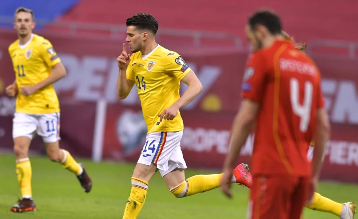 
    Ianis Hagi și gestul lui controversat făcut după înscrierea golulul victorieiFOTO: Sportpictures.eu  