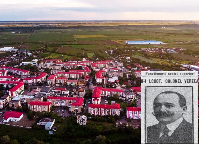 Colonelul Victor Verzea (dreapta, facsimil) a furnizat numeroase informaţii secrete ambasadorilor Germaniei şi Imperiului Austro-Ungar FOTO: Primăria Topoloveni