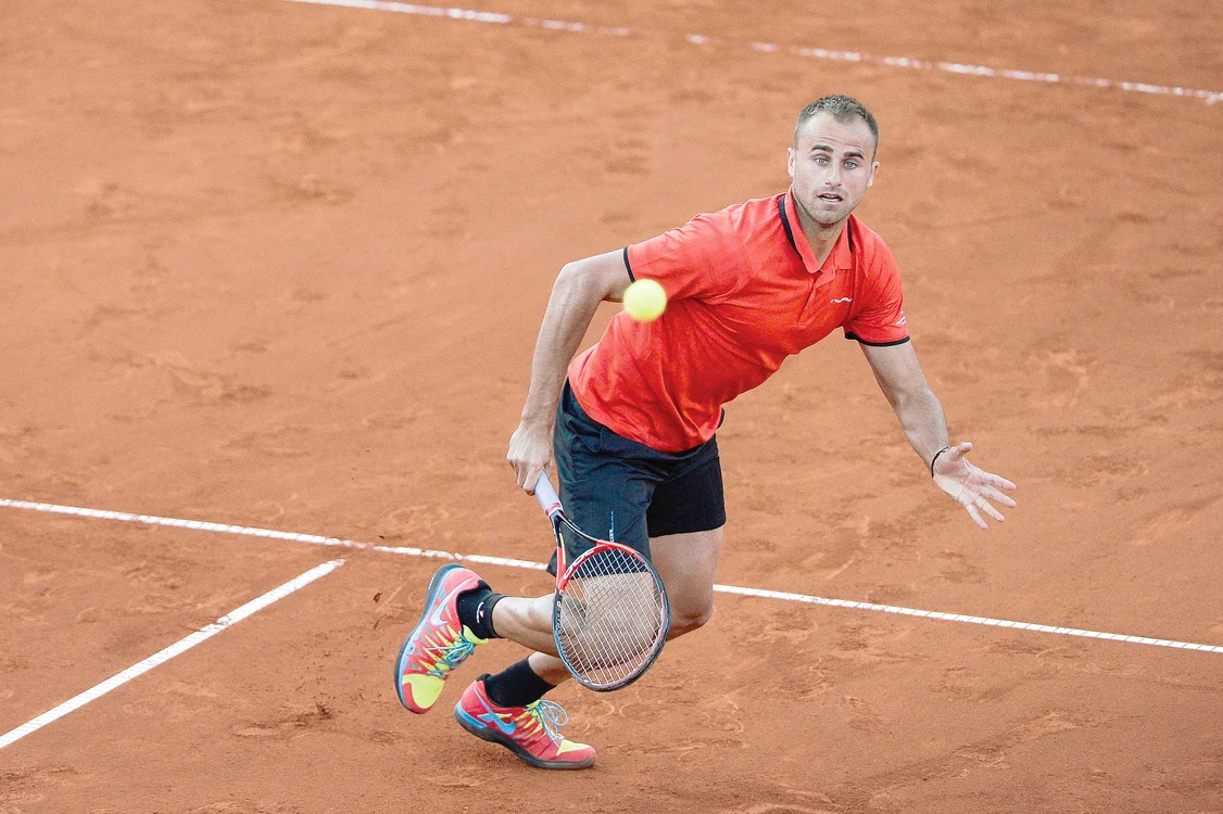
    Marius Copil  a pierdut ieri la  simplu, împotriva  lui Klizan  