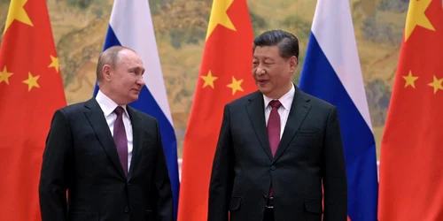 Vladimir Putin primit de Xi Jinpig la Beijing FOTO EPA-EFE