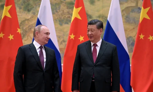 Vladimir Putin primit de Xi Jinpig la Beijing FOTO EPA-EFE