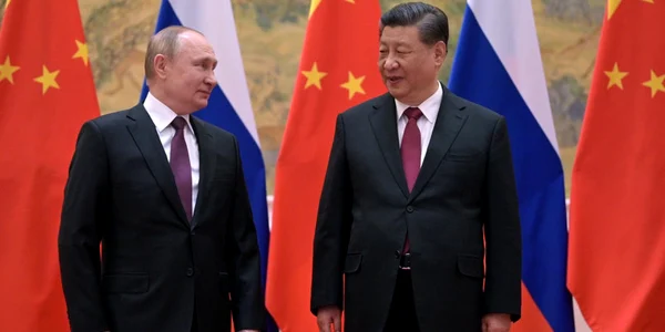 Vladimir Putin primit de Xi Jinpig la Beijing FOTO EPA-EFE
