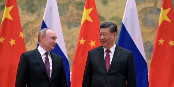 Vladimir Putin primit de Xi Jinpig la Beijing FOTO EPA-EFE