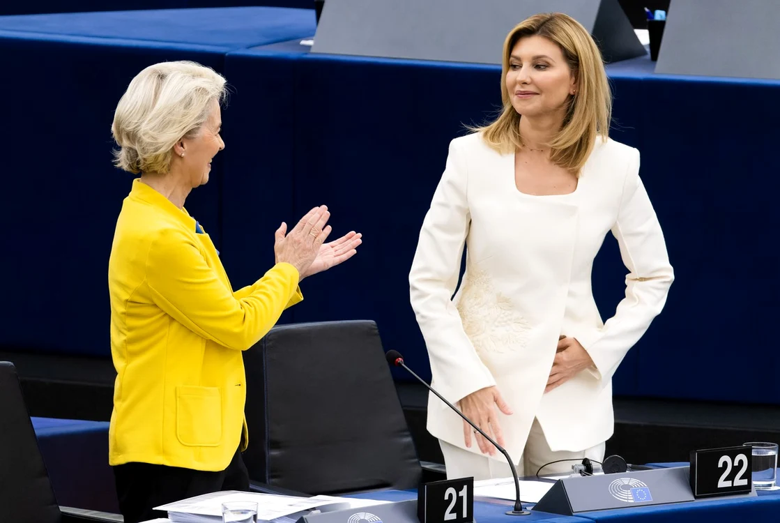 Ursula von der Leyen si Olena Zelenska FOTO Profimedia