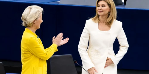 Ursula von der Leyen si Olena Zelenska FOTO Profimedia