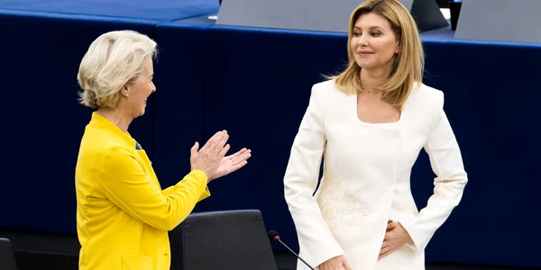 Ursula von der Leyen si Olena Zelenska FOTO Profimedia