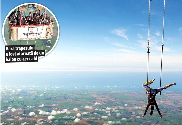 Timp de 5 minute au durat acrobaţiile