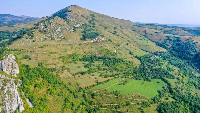 Drumul județean în zona comunei Râmeț FOTO Facebook/ Județul Alba