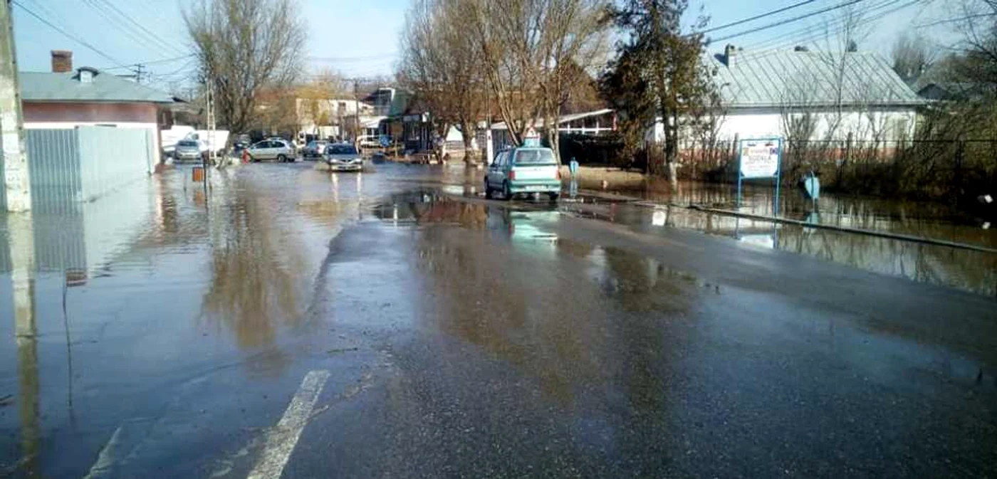 DJ 503, din Drăgăneşti Vlaşca  FOTO ISU Teleorman