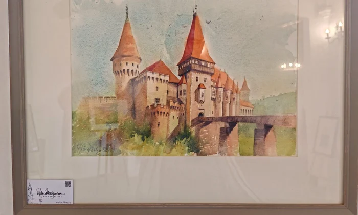 „Turnuri, Ziduri și Visuri. Transilvania în acuarelă” - expoziție de pictură la Castelul Corvinilor  
