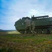 Nouă vehicule amfibii de asalt AAV-7 au intrat oficial în serviciul Forțelor Navale Române