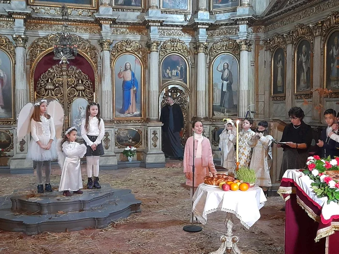 Ajunul Crăciunului sârbesc la Catedrala Sârbă din Timișoara FOTO Ștefan Both