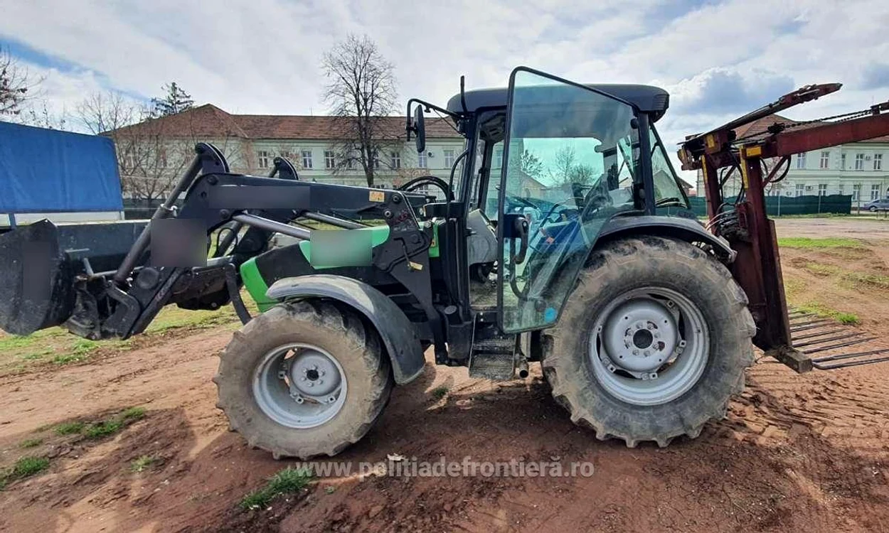 Utilajele furate, în Vama Borș - Bihor SURSA Poliția de Frontieră