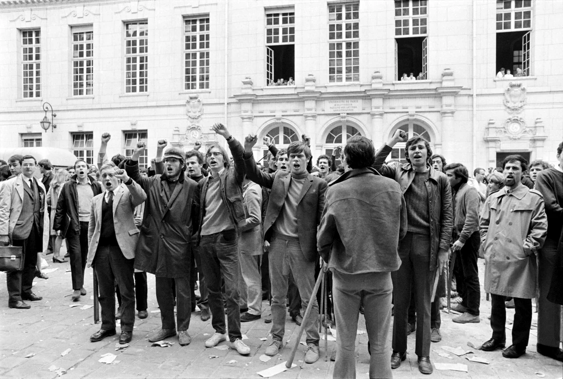 Aproape un milion de tineri au ieșit să protesteze în Franța anului 1968. FOTO: AFP