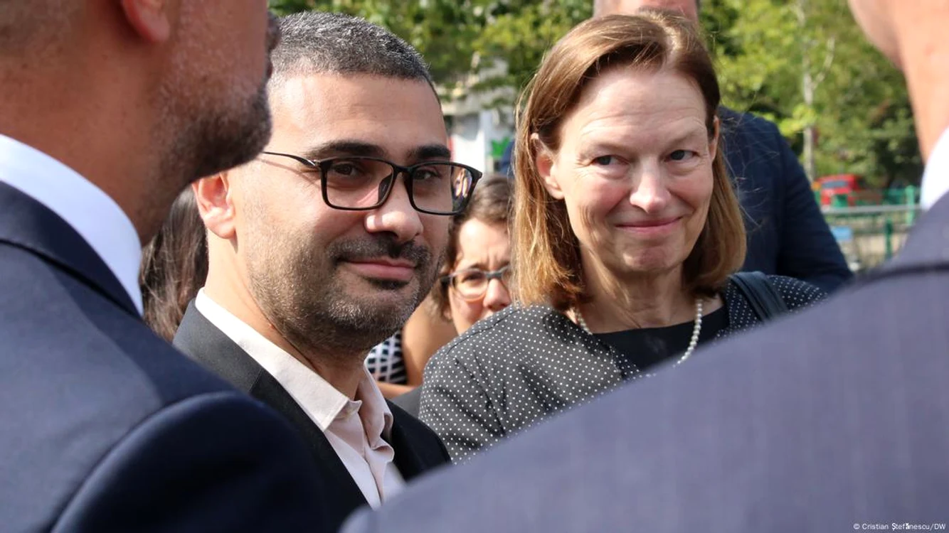 Ministrul Muncii Petre Florin Manole alături de ambasadoarea Germaniei Angela Ganninger