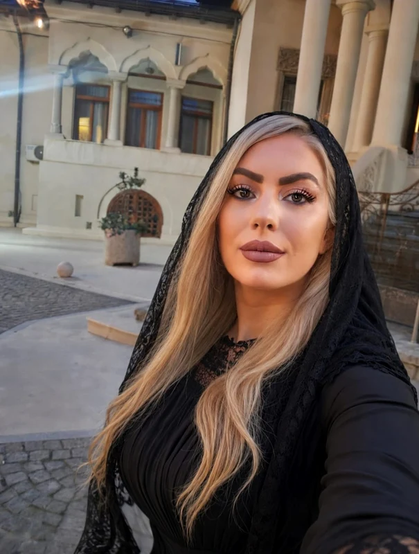 Ornela Pasăre a participat la înmormântarea  bunicii Zoe foto: arhiva personală 