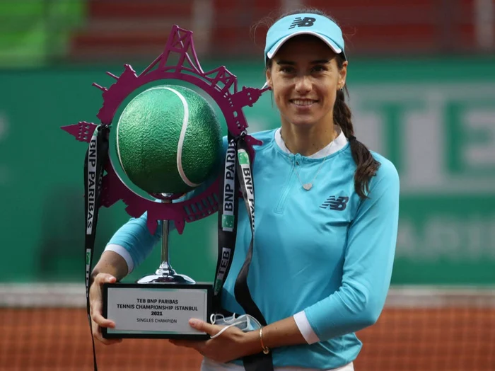 sorana cirstea trofeu istanbul 25 aprilie 2021 foto epa efe