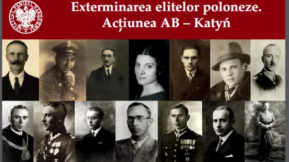 Vernisajul expoziției de fotografie „Exterminarea elitelor poloneze  Acțiunea AB – Katyń” png