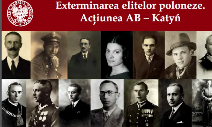 Vernisajul expoziției de fotografie „Exterminarea elitelor poloneze  Acțiunea AB – Katyń” png