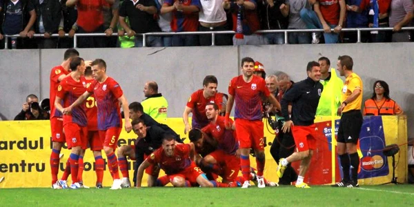Golul cu care Steaua a câștigat meciul cu Copenhaga * Foto: Marian Burlacu