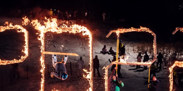Revelion pe pârtiile de la Păltiniș Sibiu Foto Arena Platoș jpg