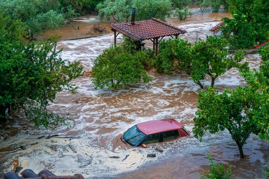 Inundații în Grecia FOTO Profimedia
