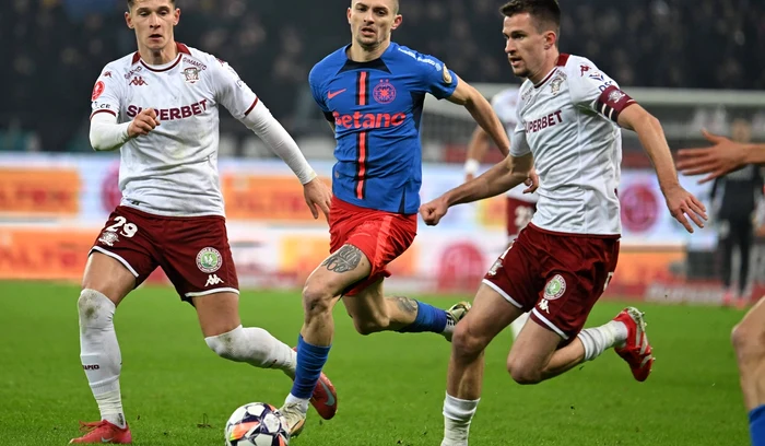 Rapid a obțint un punct din duelul cu FCSB (FOTO: Sportpictures)
