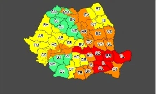 Nouă judeţe din ţară sunt afectate de codul roţu de viscol jpeg
