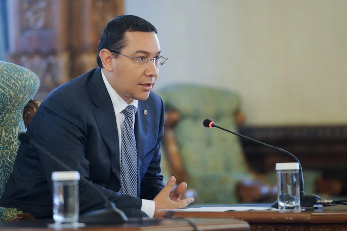 Victor Ponta, la Palatul Cotroceni, în calitate de prim-ministru