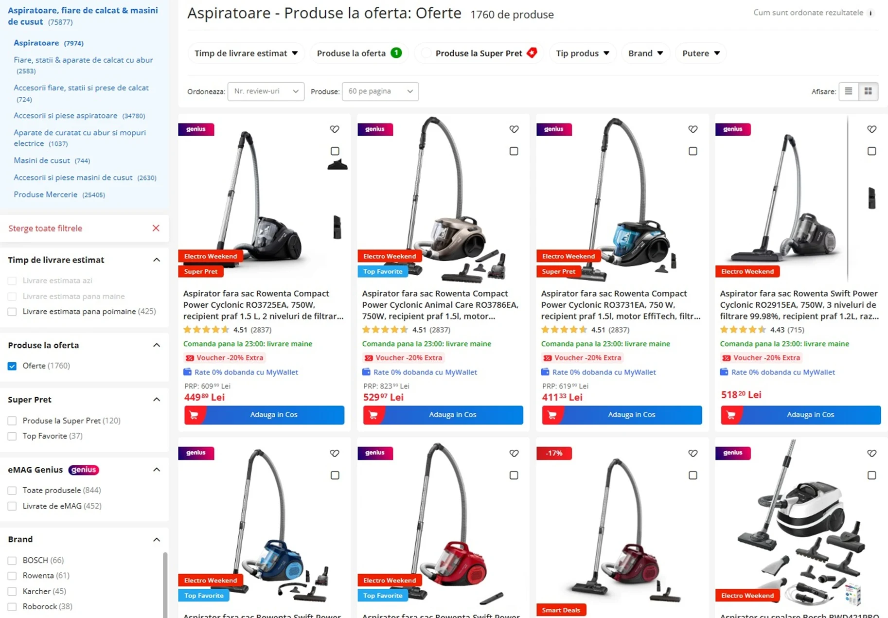 Top 20 aspiratoare 2025‑2026: de la roboți la verticale. Recenzii reale, prețuri și oferte eMAG - recomandări pentru orice tip de locuință și buget