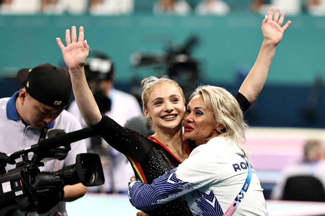 Camelia Voinea a antrenat-o pe fiica sa la JO 2024  (Foto: Profimedia)