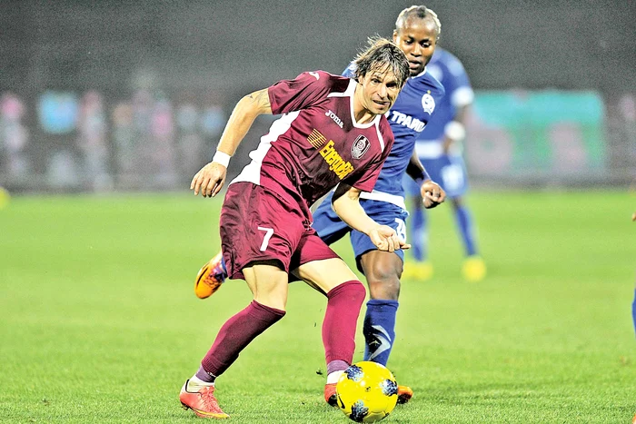 Ciprian Deac e unul dintre cei mai buni clujeni în acest sezon, dar în meciul cu Astra s-a accidentatFoto: Mediafax