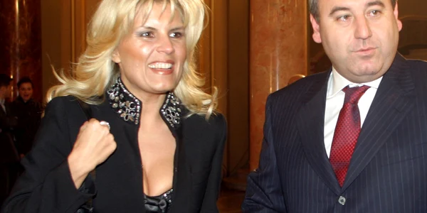 Elena Udrea și Dorin Cocoș în 2005  Foto Mediafax / Victor Ciupuliga
