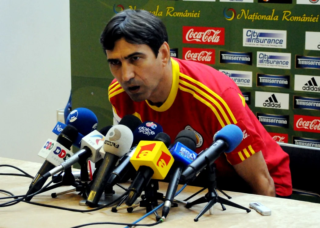 Victor Piţurcă, selecţionerul României FOTO Răzvan Păsărică